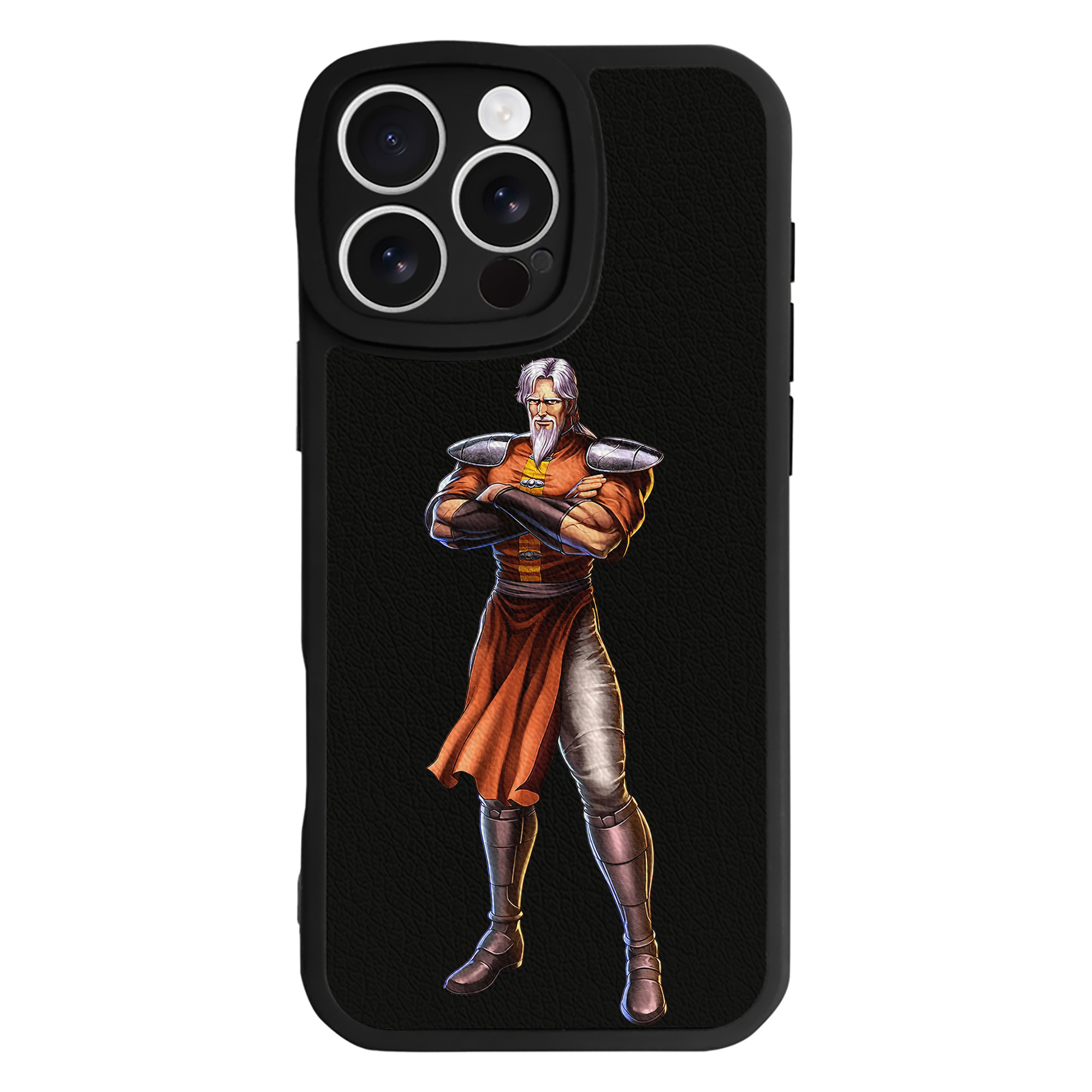 （画像用） 北斗の拳 Fist of the North Star 【iPhone 16シリーズ対応】シリコンスマホケース（レザー調） 材質：シリコン
